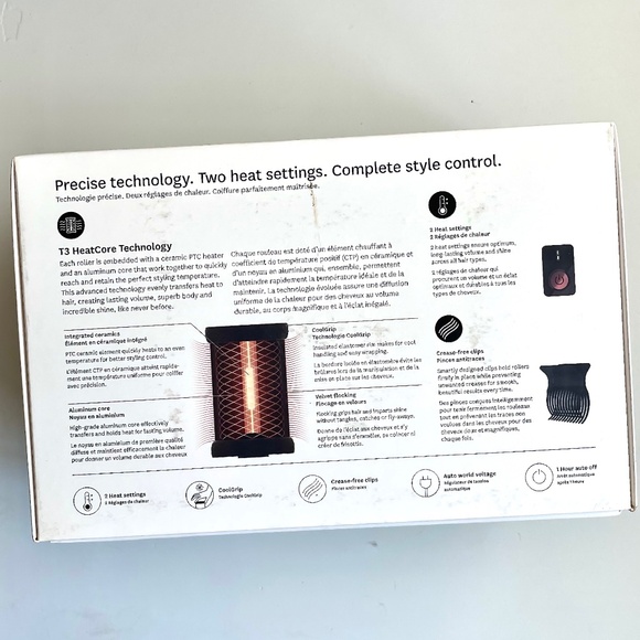 T3 MICRO VOLUMIZING HOT ROLLERS LUXE HAIR CURLER SET - Picture 7 of 9